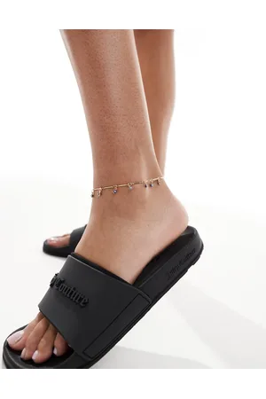 ASOS Tobillera dorada fina con detalle de ojos de