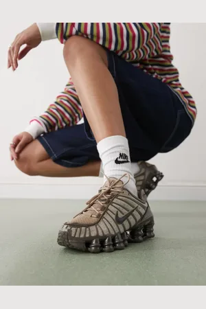 Nike Zapatillas de deporte marrones Shox TL de