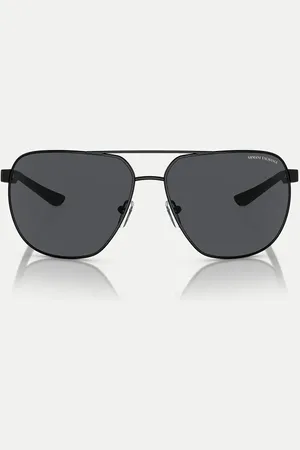 Armani Exchange Gafas de sol con montura redondeada y lentes grises Ax2047s de