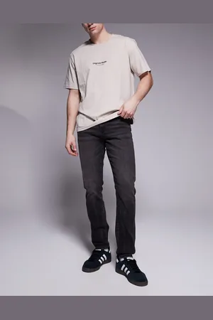 River Island Vaqueros ajustados en negro desgastado de