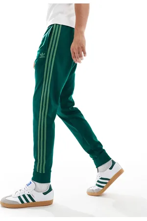 adidas Pantalones de chándal verdes SST de