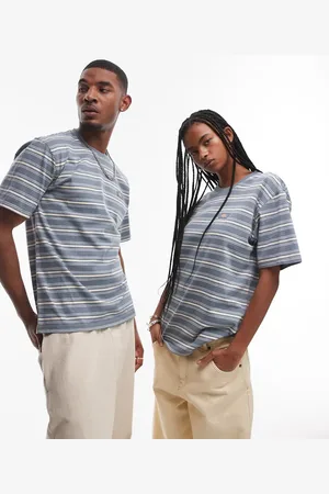 Dickies Camiseta blanco hueso y medio a rayas Lewistown de
