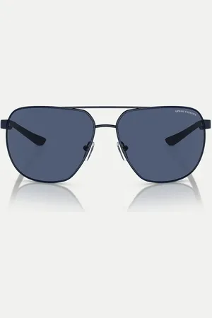 Armani Exchange Gafas de sol con montura redondeada y lentes azules Ax2047s de