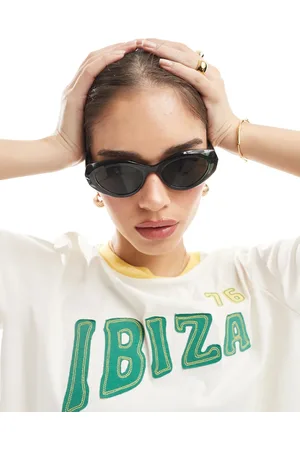 AJ Morgan Gafas de sol gruesas oscuro estilo ojos de gato de