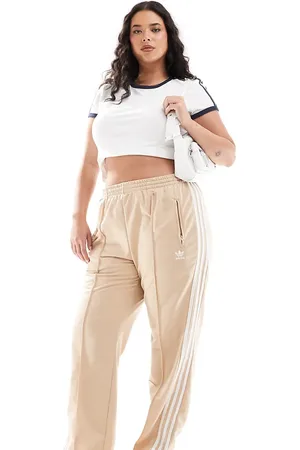 adidas Pantalones de chándal beis Firebird de Plus-Beis neutro