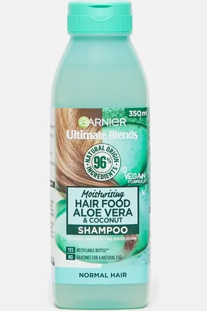 Garnier Champú hidratante de aloe vera para cabello normal Ultimate Blends Hair Food de 350 ml de