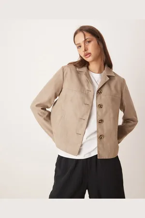 JDY Chaqueta de antelina de