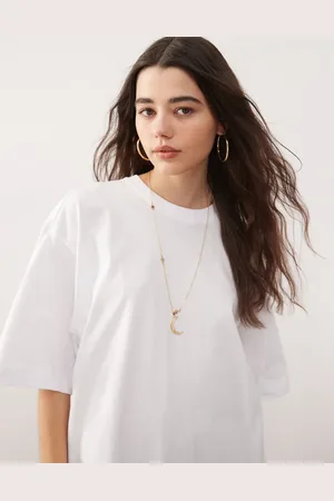Weekday Camiseta blanca extragrande de