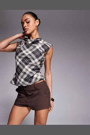 River Island Top de sastre drapeado de