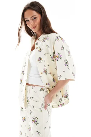 ASOS Camisa de manga corta con de (parte de un conjunto)-Multicolor