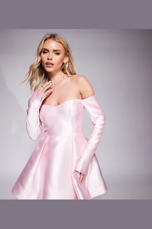 Forever New Vestido corto color rubor estructurado de -Rosa