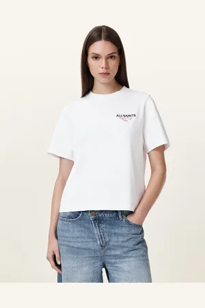 AllSaints Camiseta blanco óptico Amore Lisa de
