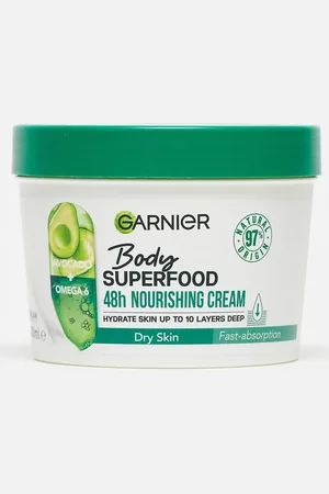 Garnier Crema corporal nutritiva para pieles secas Body Superfood de 380 ml de