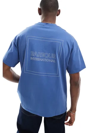 Barbour Camiseta extragrande con estampado trasero de