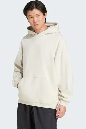 adidas Sudadera blanco alúmina básica con capucha Premium Essentials de -Neutro