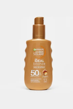 Garnier Leche bronceadora en espray con FPS 50 Ideal Bronze de 150 ml de Ambre Solaire