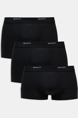 GANT Pack de 3 calzoncillos negros con logo en la cinturilla de