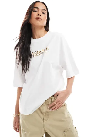 Barbour Camiseta blanca Dakota de