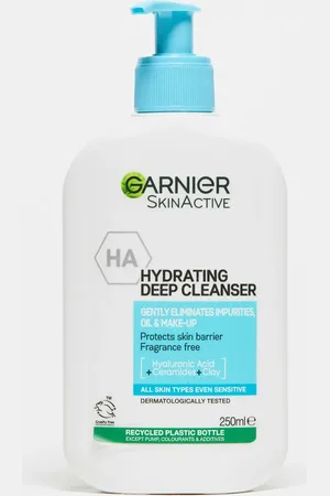 Garnier Limpiador suave para pieles sensibles Hydrating Deep Cleanser de 250 ml de