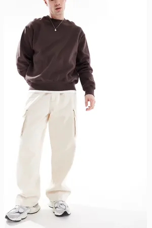 Wrangler Pantalones cargo color de corte suelto y estilo worker de sarga Casey Jones de -Neutro