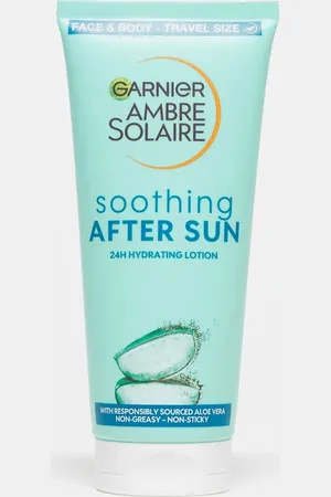Garnier Loción aftersun calmante hidratante de tamaño viaje de 100 ml de Ambre Solaire