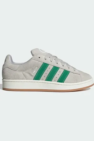 adidas Zapatillas de deporte grises y verdes Campus 00s de