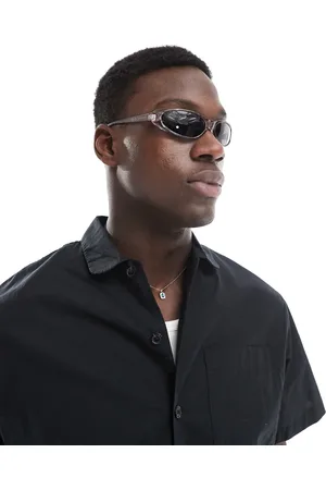 Only & Sons Gafas de sol grises de estilo deportivo de