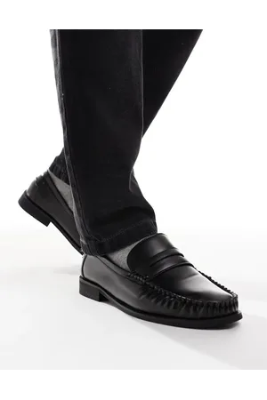 SEQWL Mocasines negros de poliuretano Hero de