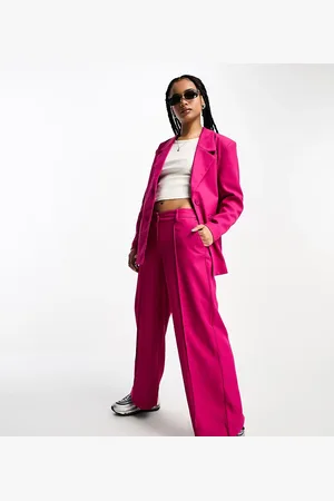 Noisy May Pantalones de sastre rosas de pernera ancha de (parte de un conjunto)