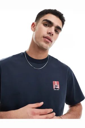 Wrangler Camiseta holgada de estilo worker con estampado de cartel del logo en la espalda de tejido grueso Casey Jones de
