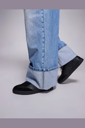 Steve Madden Zapatillas de deporte negras con suela de goma Caelum de