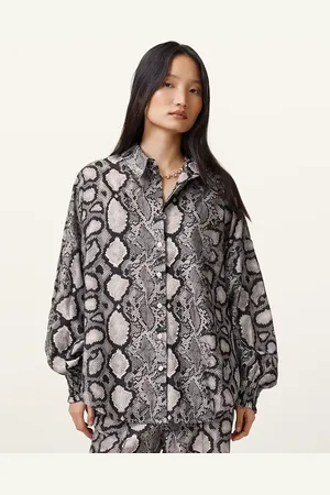 AllSaints Camisa Charli de -Gris