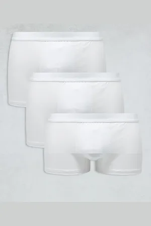 New Look Pack de 3 calzoncillos bóxer blancos de