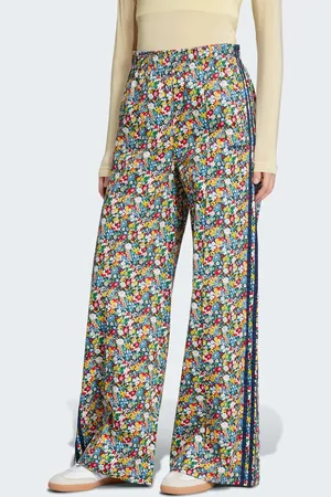 adidas Pantalones de chándal de pernera ancha con estampado floral de x Liberty London-Multicolor