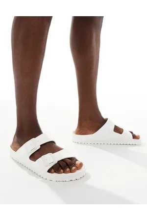 Birkenstock Sandalias blancas de goma EVA Arizona de