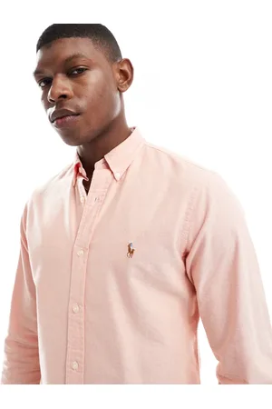 Ralph Lauren Camisa Oxford de corte slim con logo de