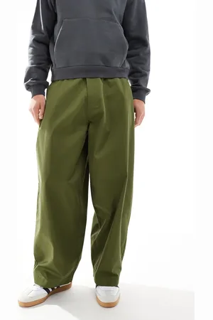 ASOS Pantalones caquis muy holgados de -Verde