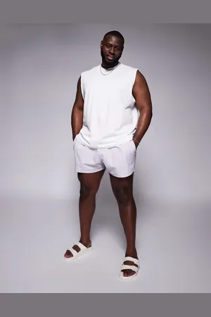 ASOS Shorts de baño cortos morados de sirsaca de