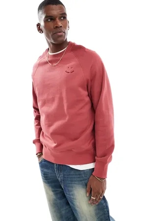 Paul Smith Sudadera rojo lavado con logo de