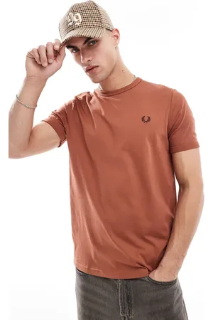 Fred Perry Camiseta claro con ribetes de