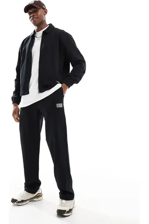 ASOS Joggers negros de pernera recta y estilo worker de (parte de un conjunto)