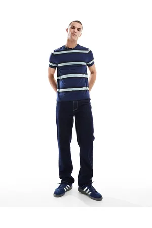 Fred Perry Camiseta con rayas anchas horizontales de