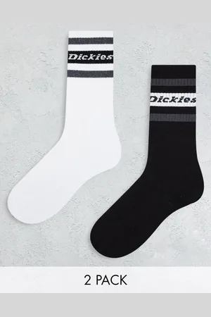 Dickies Pack de 2 pares de calcetines deportivos de color blanco y Genola de