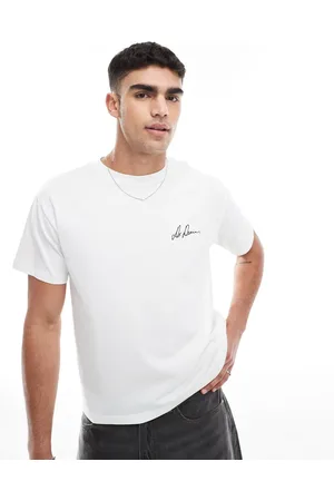 Dr Denim Camiseta de manga corta con cuello redondo de