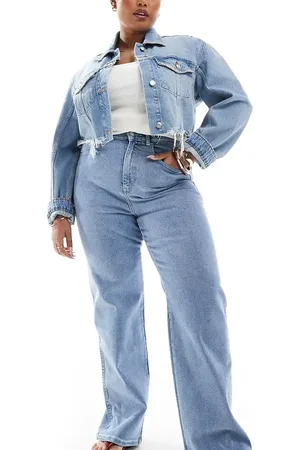 Dr Denim Vaqueros de pernera recta con lavado azul claro Moxy de