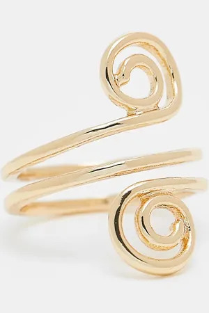 ASOS Anillo con detalle de dos remolinos de