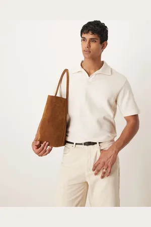 MANGO Polo con cuello abierto de punto de -Neutro