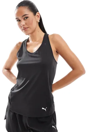 PUMA Top sin mangas con espalda de nadadora Essential de