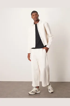 ASOS Joggers capri color crudo de corte bombacho de tejido grueso de -Blanco