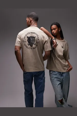 Dickies Camiseta color con estampado gráfico de tigre y llave inglesa de -Marrón